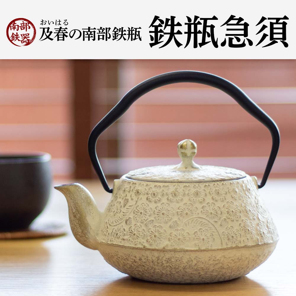 未使用品】南部鉄器 鉄瓶 - 調理器具